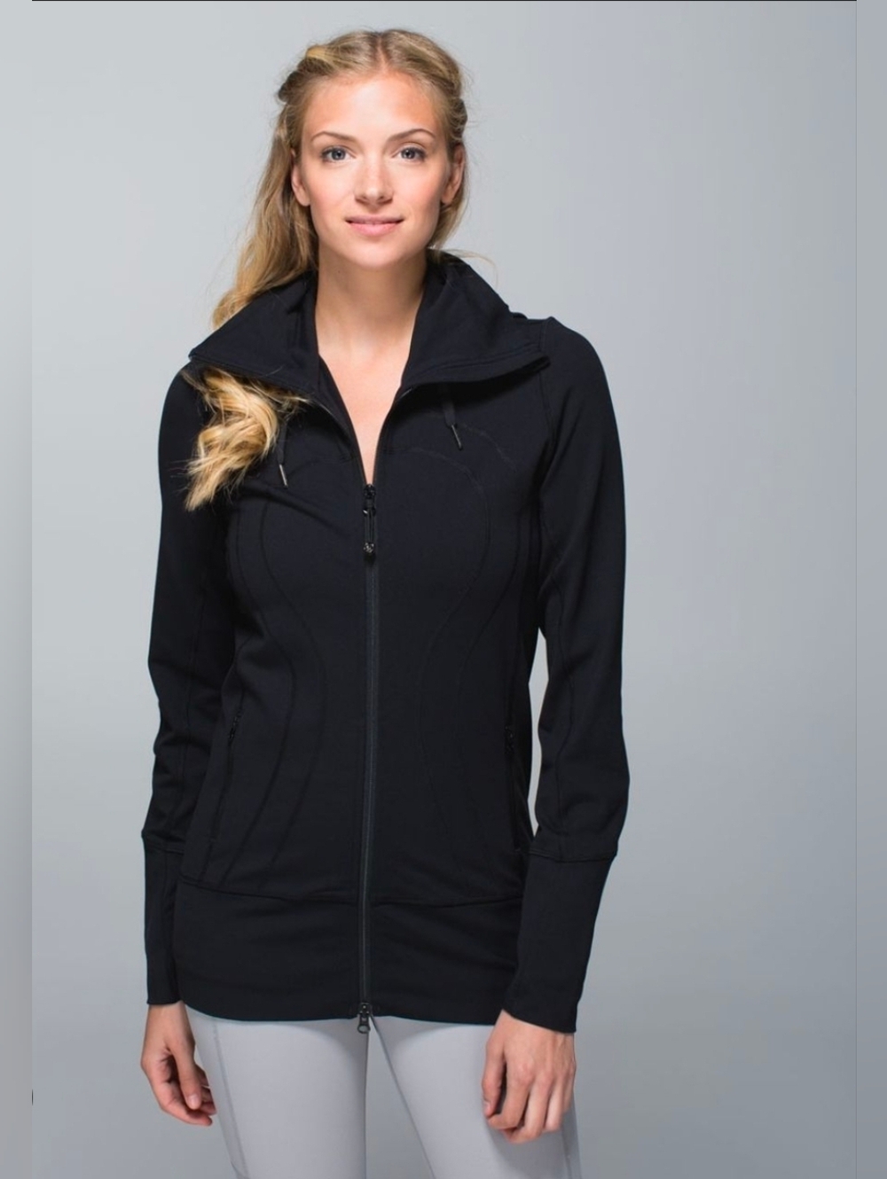 Lululemon In Stride Jacket In Black Sz 12